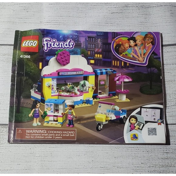 Lego Friends 41366 Olivia's Cupcake Cafe INSTRUCTION BOOK ONLY - Picture 1 of 1